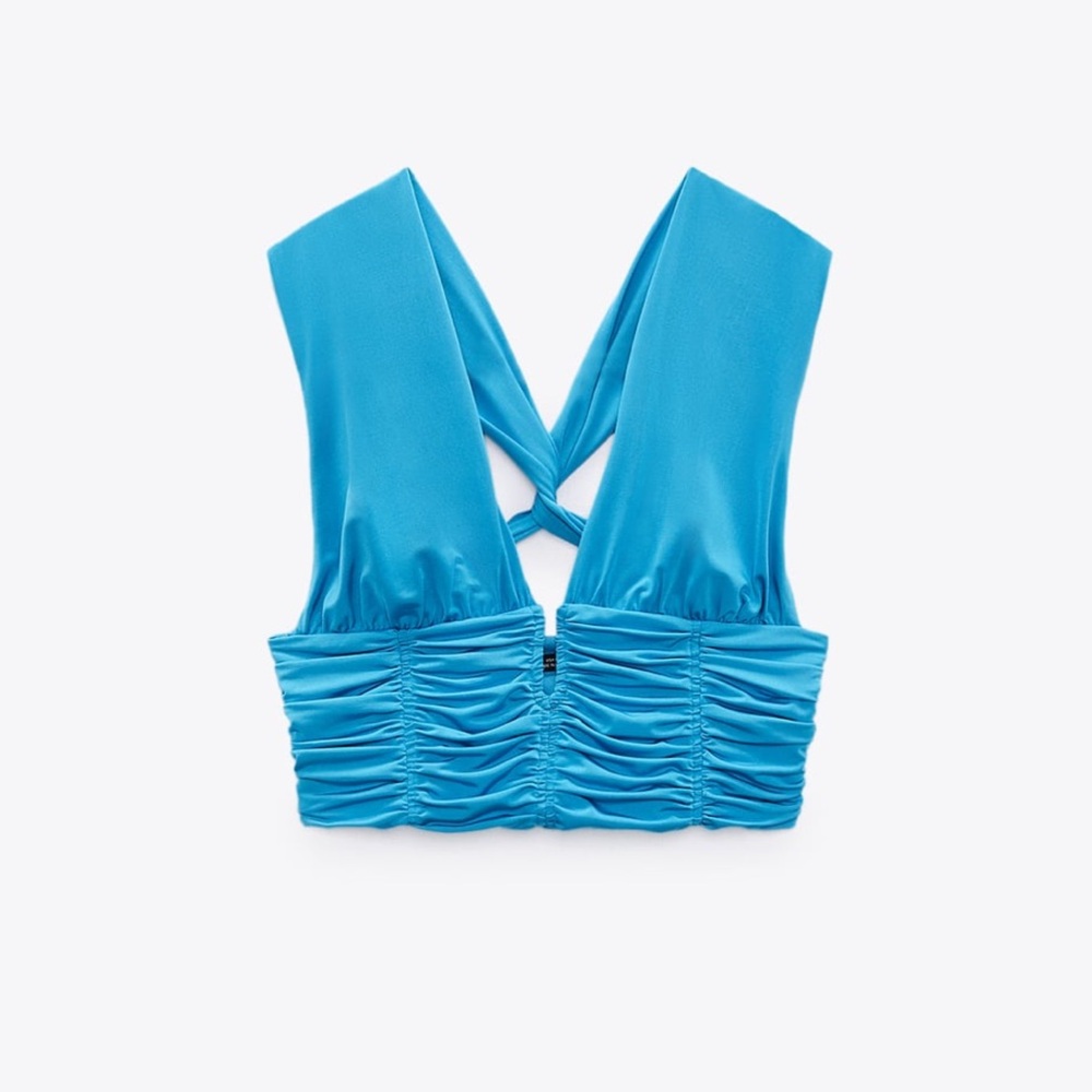 Zara blue top size small